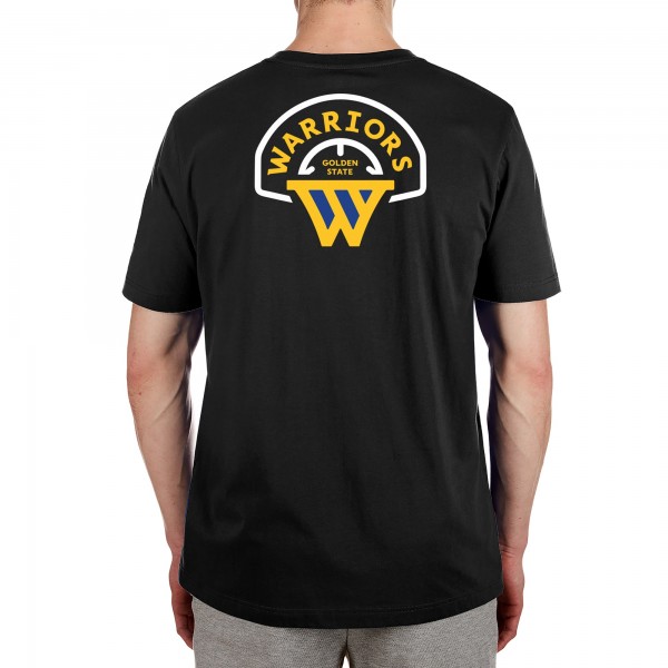 Golden State Warriors New Era Black W Statement T-Shirt