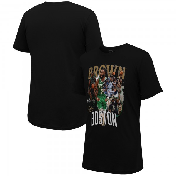 Jaylen Brown Boston Celtics Stadium Essentials Unisex 2024 NBA Finals Champions Crossroads T-Shirt - Black