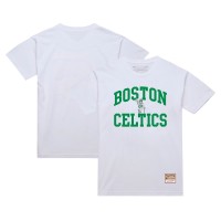 Футболка Boston Celtics Mitchell & Ness Hardwood Classics Vintage Warm Up - White