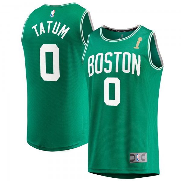 Jayson Tatum Boston Celtics 2024 NBA Finals Champions Fast Break Replica Player Jersey - Kelly Green - Icon Edition
