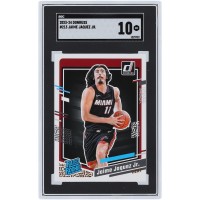 Jaime Jaquez Jr. Miami Heat 2023-24 Panini Donruss Rated Rookie #213 SGC Authenticated 10 Rookie Card
