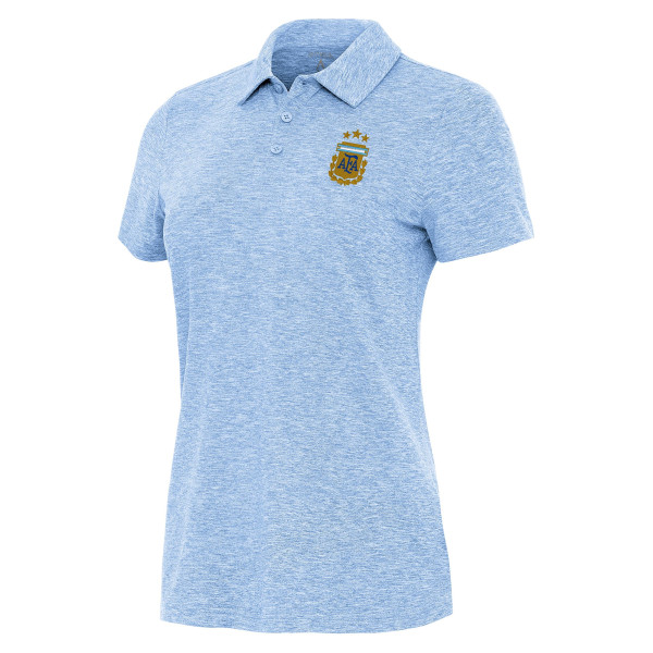 Женская Поло Argentina National Team Antigua Matter - Heather Powder Blue