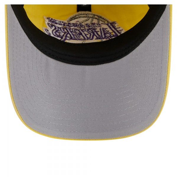 Бейсболка Los Angeles Lakers New Era Gold Pigment Dyed 9TWENTY