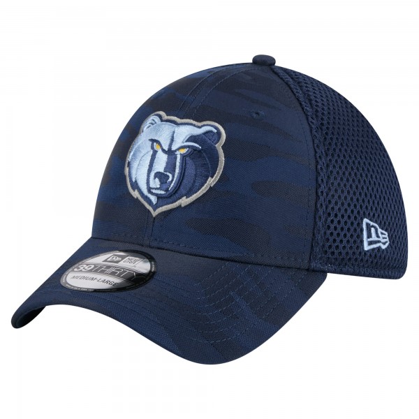 Бейсболка Memphis Grizzlies New Era Navy Subtle Camo 39THIRTY