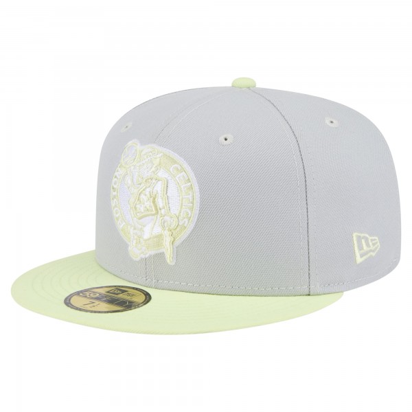 Бейсболка Boston Celtics New Era Gray/Green Color Pack 2-Tone 59FIFTY
