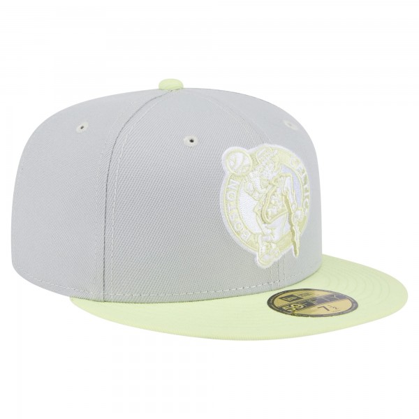 Бейсболка Boston Celtics New Era Gray/Green Color Pack 2-Tone 59FIFTY