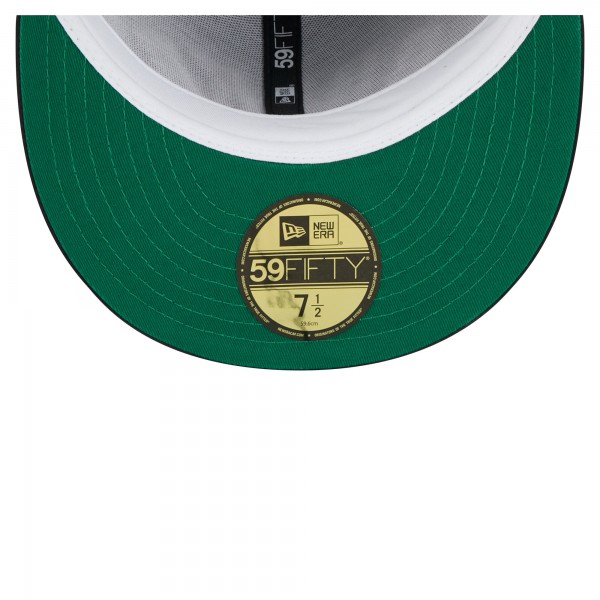 Бейсболка Milwaukee Bucks New Era Hunter Green/Black Throwback Satin Vintage Pin Two-Tone 59FIFTY