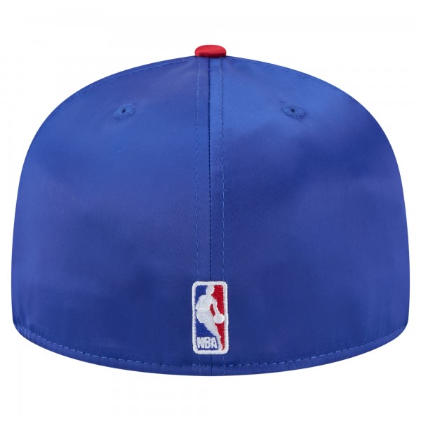 Бейсболка Philadelphia 76ers New Era Royal/Red Throwback Satin Vintage Pin Two-Tone 59FIFTY