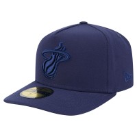 Бейсболка Miami Heat New Era Navy Colorpack A-Frame Pinch Front 59FIFTY