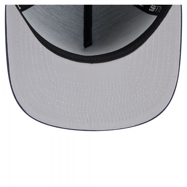Бейсболка Milwaukee Bucks New Era Navy Colorpack A-Frame Pinch Front 59FIFTY