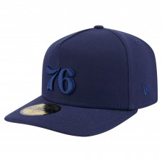 Бейсболка Philadelphia 76ers New Era Navy Colorpack A-Frame Pinch Front 59FIFTY