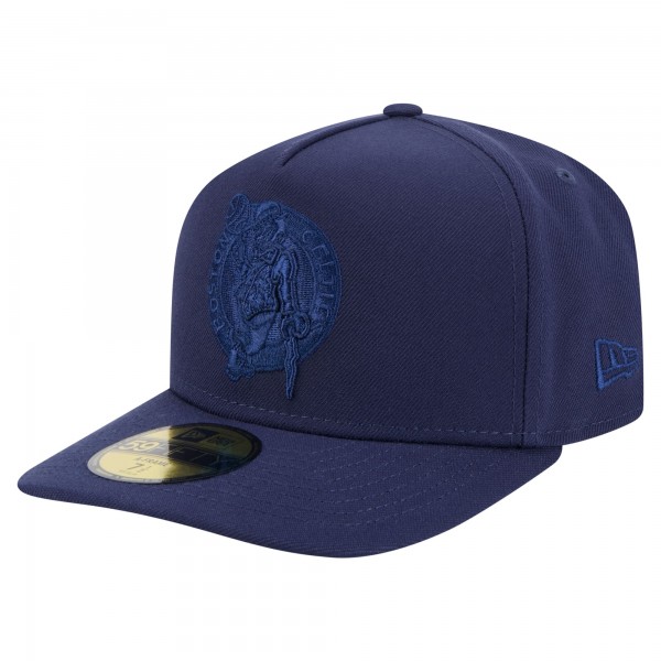 Бейсболка Boston Celtics New Era Navy Colorpack A-Frame Pinch Front 59FIFTY