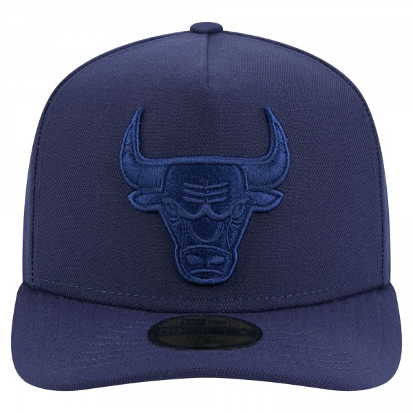 Бейсболка Chicago Bulls New Era Navy Colorpack A-Frame Pinch Front 59FIFTY