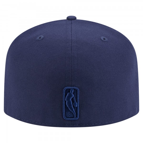 Бейсболка Chicago Bulls New Era Navy Colorpack A-Frame Pinch Front 59FIFTY