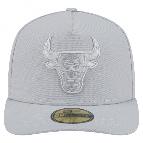 Бейсболка Chicago Bulls New Era Gray Colorpack A-Frame Pinch Front 59FIFTY