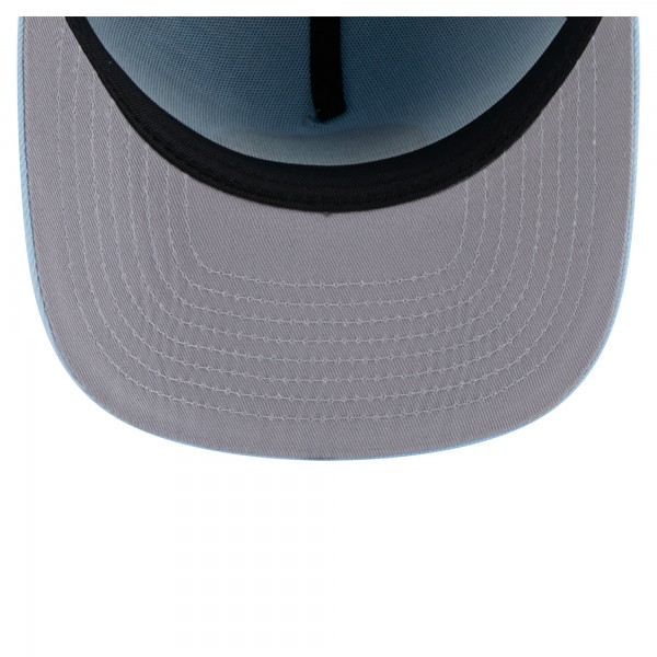 Бейсболка Golden State Warriors New Era Light Blue Colorpack A-Frame Pinch Front 59FIFTY