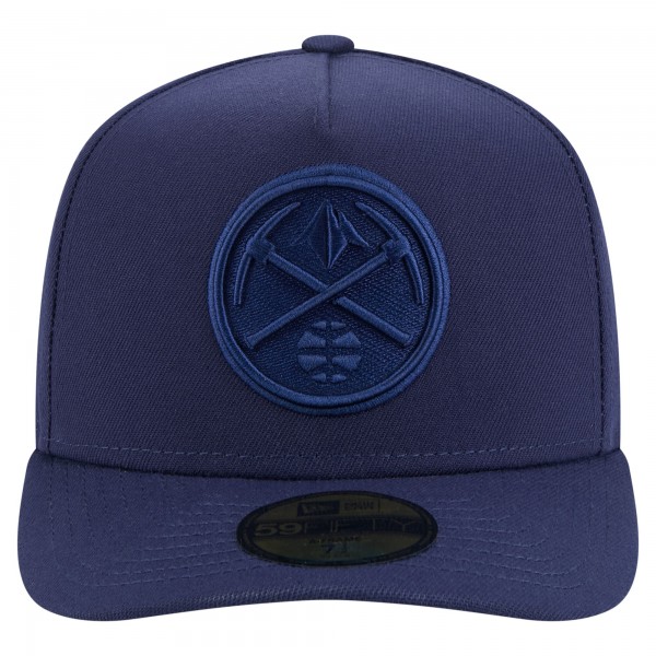 Бейсболка Denver Nuggets New Era Navy Colorpack A-Frame Pinch Front 59FIFTY