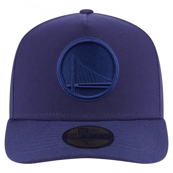 Бейсболка Golden State Warriors New Era Navy Colorpack A-Frame Pinch Front 59FIFTY
