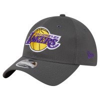 Бейсболка Los Angeles Lakers New Era Charcoal Active Ripstop 9TWENTY