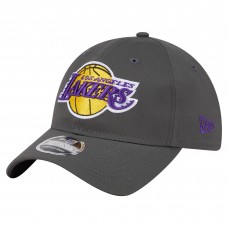 Бейсболка Los Angeles Lakers New Era Charcoal Active Ripstop 9TWENTY
