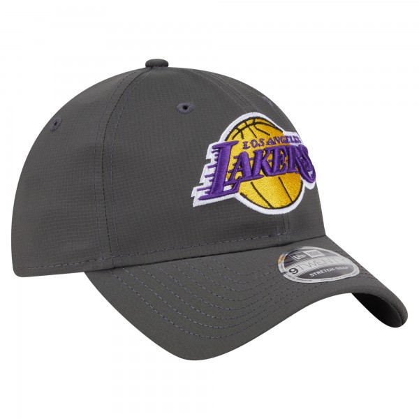 Бейсболка Los Angeles Lakers New Era Charcoal Active Ripstop 9TWENTY