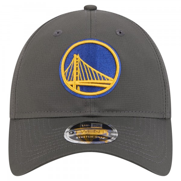 Бейсболка Golden State Warriors New Era Charcoal Active Ripstop 9TWENTY