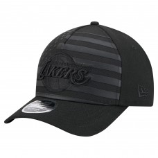 Бейсболка Los Angeles Lakers New Era Black Game Day Flag A-Frame 9FORTY