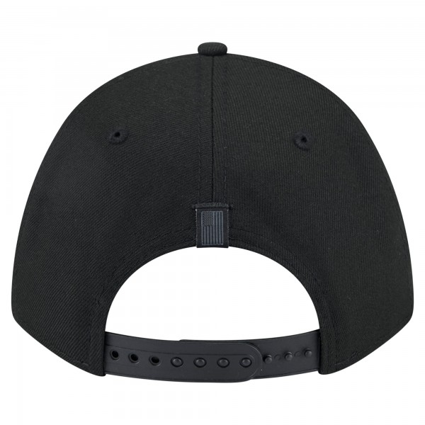 Бейсболка Brooklyn Nets New Era Black Game Day Flag A-Frame 9FORTY