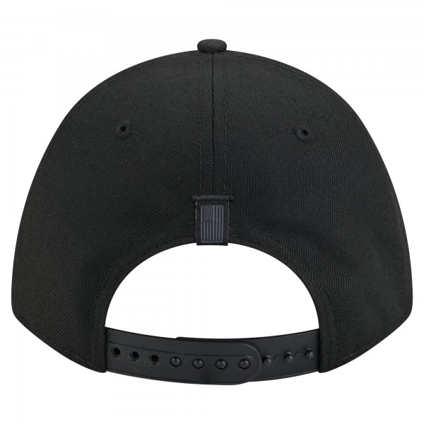 Бейсболка Atlanta Hawks New Era Black Game Day Flag A-Frame 9FORTY