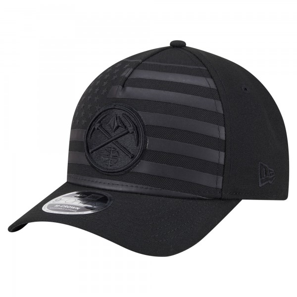 Бейсболка Denver Nuggets New Era Black Game Day Flag A-Frame 9FORTY