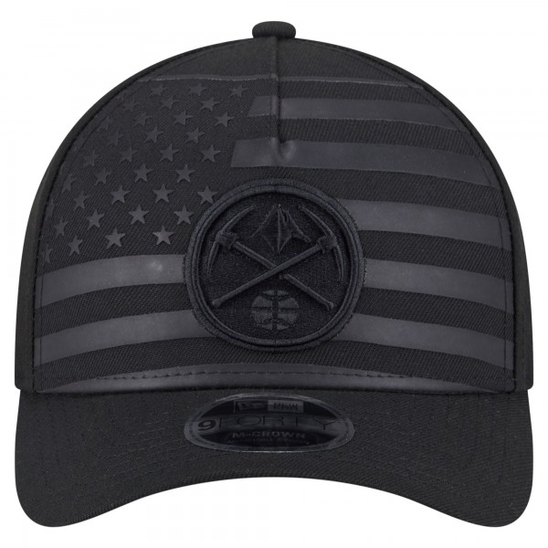 Бейсболка Denver Nuggets New Era Black Game Day Flag A-Frame 9FORTY