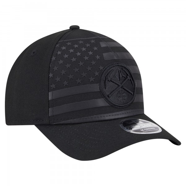Бейсболка Denver Nuggets New Era Black Game Day Flag A-Frame 9FORTY