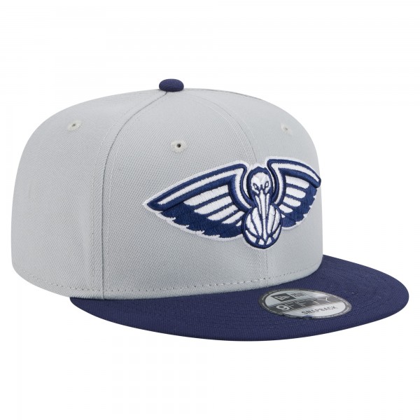 Бейсболка New Orleans Pelicans New Era Gray/Navy Color Pack 2-Tone 9FIFTY