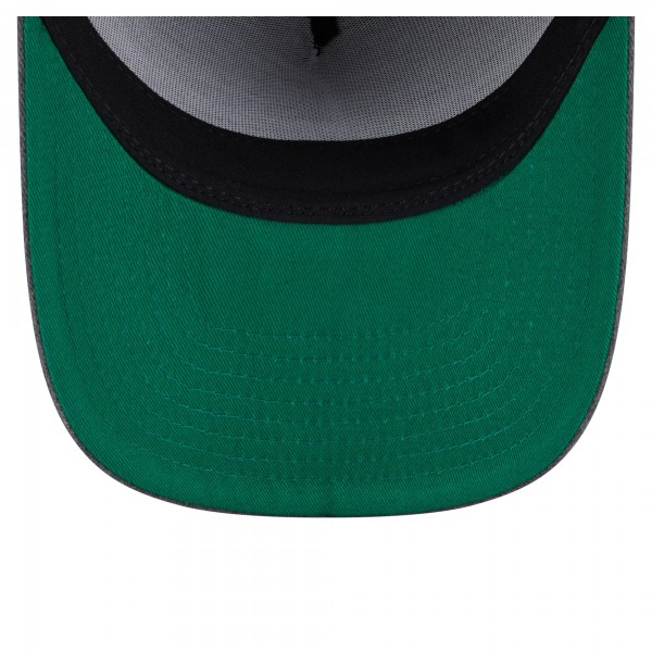 Бейсболка Golden State Warriors New Era Charcoal Throwback Washed Pre-Curved 9FIFTY