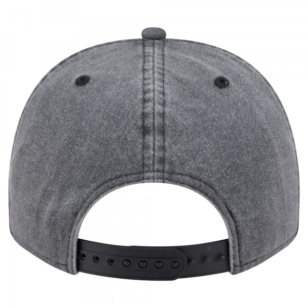 Бейсболка LA Clippers New Era Charcoal Throwback Washed Pre-Curved 9FIFTY
