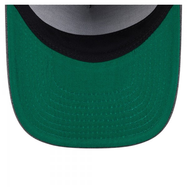 Бейсболка Philadelphia 76ers New Era Charcoal Throwback Washed Pre-Curved 9FIFTY Snapback