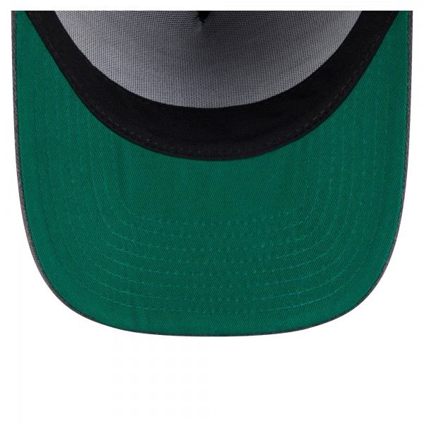Бейсболка Milwaukee Bucks New Era Charcoal Throwback Washed Pre-Curved 9FIFTY