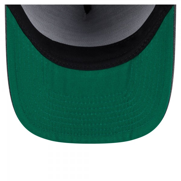 Бейсболка Atlanta Hawks New Era Charcoal Throwback Washed Pre-Curved 9FIFTY Snapback