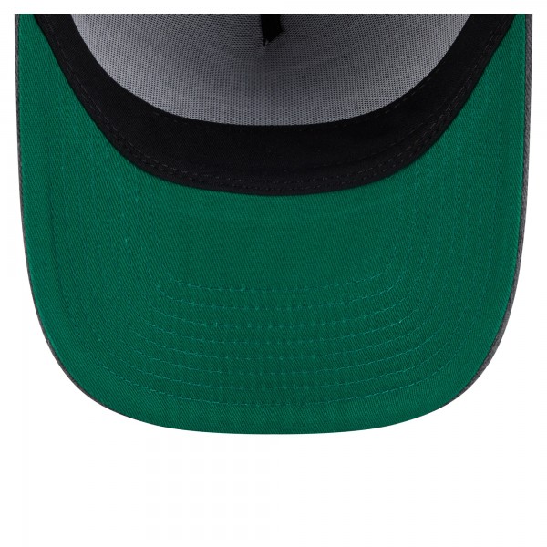 Бейсболка Charlotte Hornets New Era Charcoal Throwback Washed Pre-Curved 9FIFTY