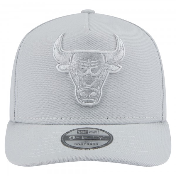 Бейсболка Chicago Bulls New Era Gray Colorpack A-Frame Pinch Front 9FIFTY