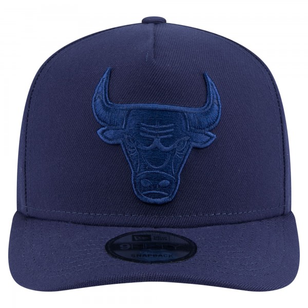 Бейсболка Chicago Bulls New Era Navy Colorpack A-Frame Pinch Front 9FIFTY