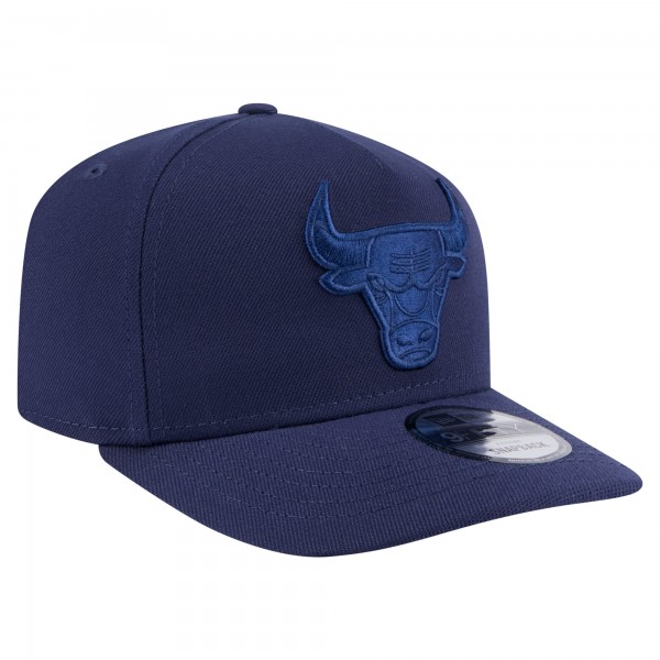 Бейсболка Chicago Bulls New Era Navy Colorpack A-Frame Pinch Front 9FIFTY