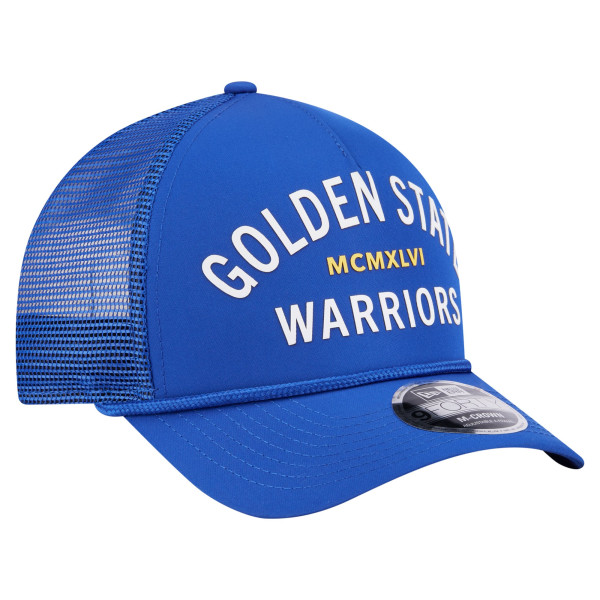 Бейсболка Golden State Warriors New Era Royal Minimalist 9FORTY M-Crown