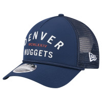 Бейсболка Denver Nuggets New Era Navy Minimalist 9FORTY M-Crown