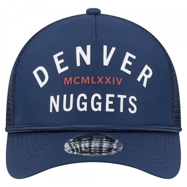Бейсболка Denver Nuggets New Era Navy Minimalist 9FORTY M-Crown