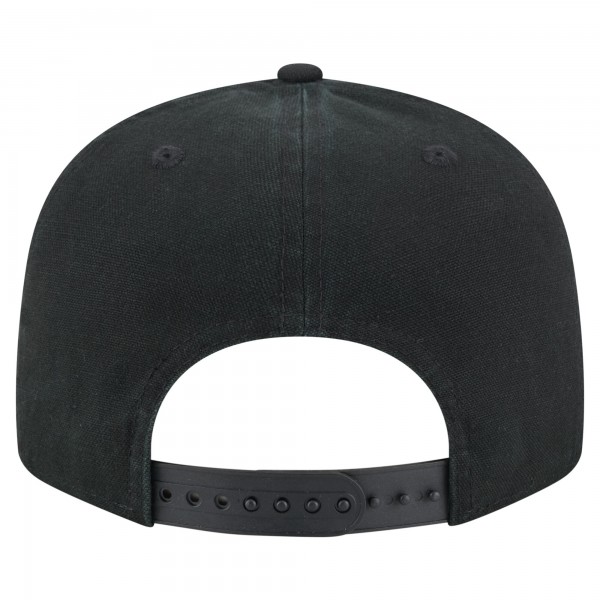 Бейсболка Denver Nuggets New Era Black Adventure Canvas Split Panel 9FIFTY