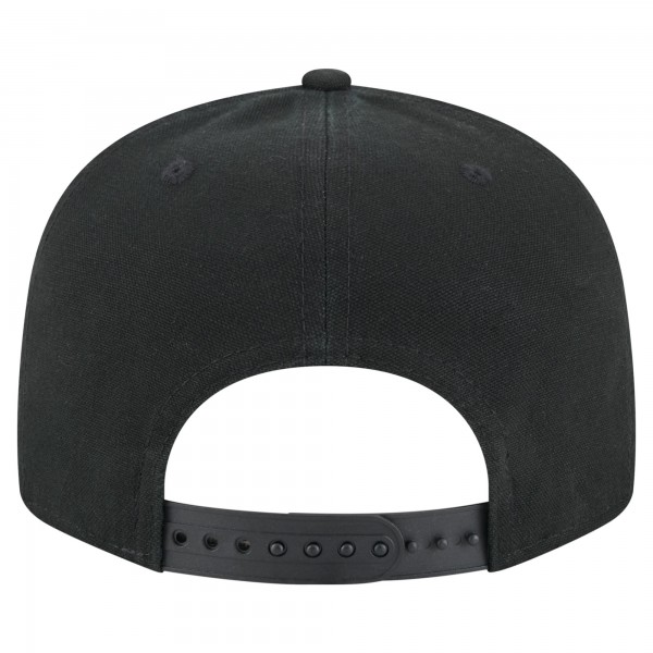 Бейсболка Chicago Bulls New Era Black Adventure Canvas Split Panel 9FIFTY