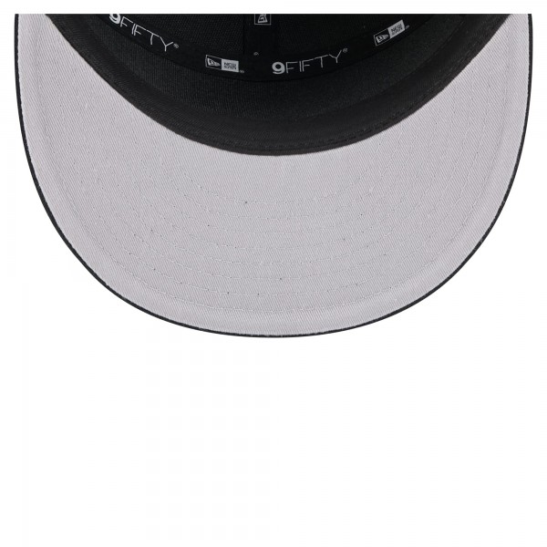 Бейсболка Toronto Raptors New Era Black Adventure Canvas Split Panel 9FIFTY