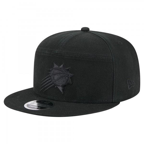 Бейсболка Phoenix Suns New Era Black Adventure Canvas Split Panel 9FIFTY