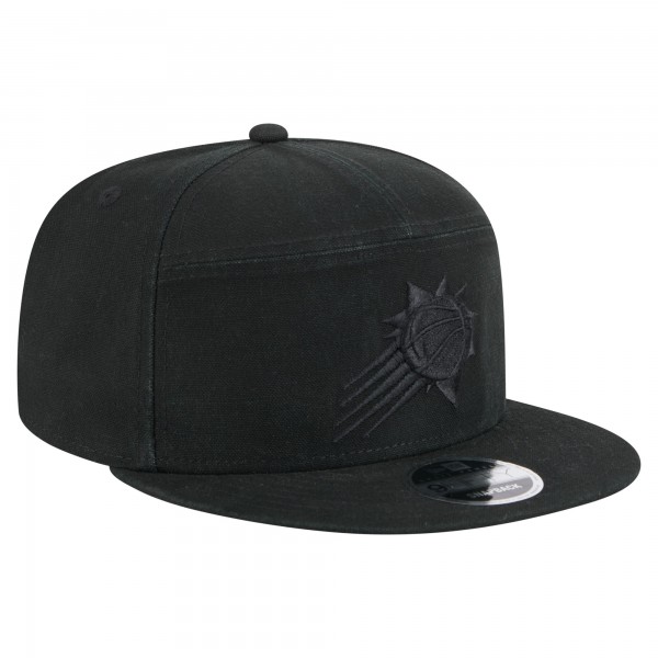 Бейсболка Phoenix Suns New Era Black Adventure Canvas Split Panel 9FIFTY